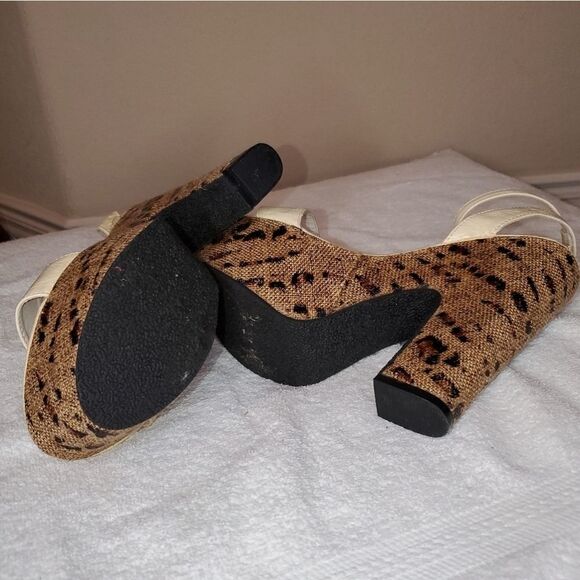 Red Circle Leopard Chunky Platform - Picture 3 of 14